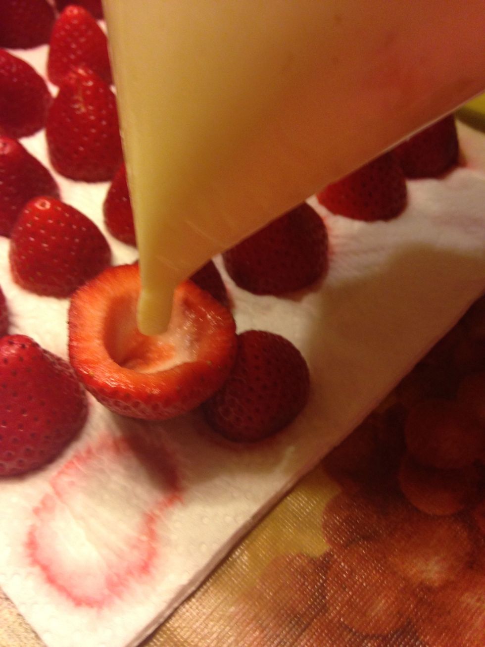 Fill your strawberries