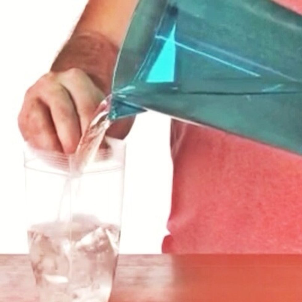 Fill Ziplock bag with water.