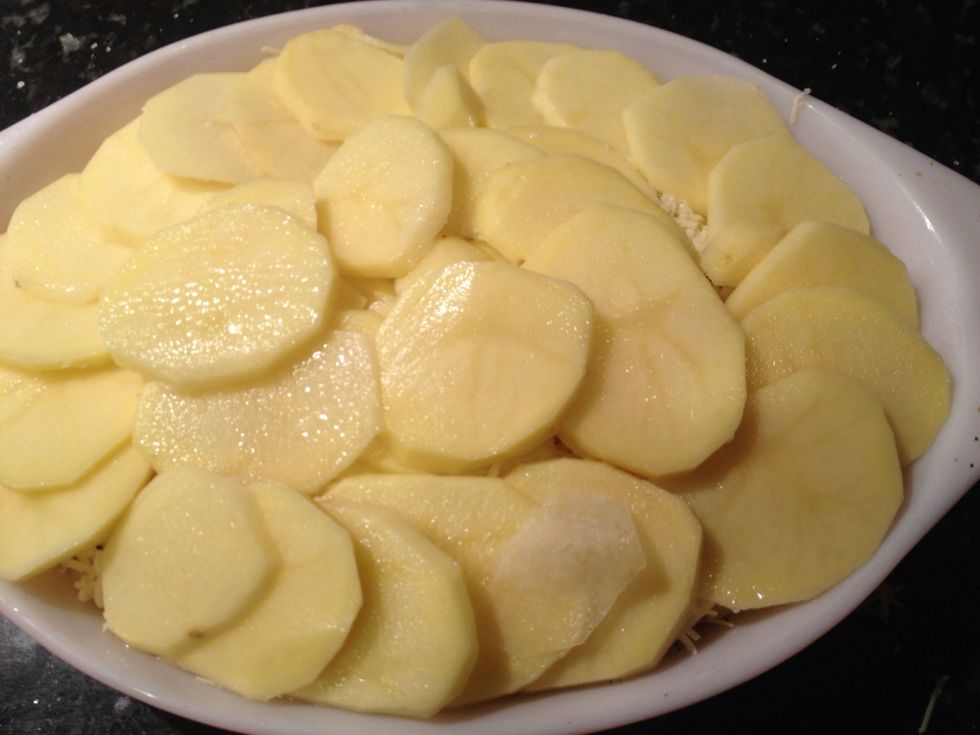 Final layer of spuds