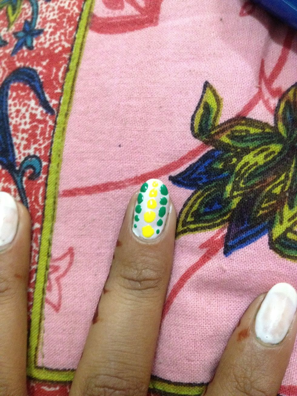 Final look..fairly simple jus made out of dots