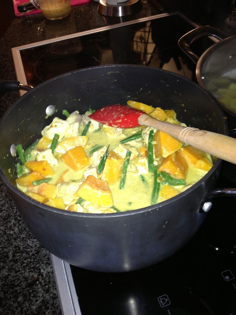 Finally add 1 tin of chickpeas