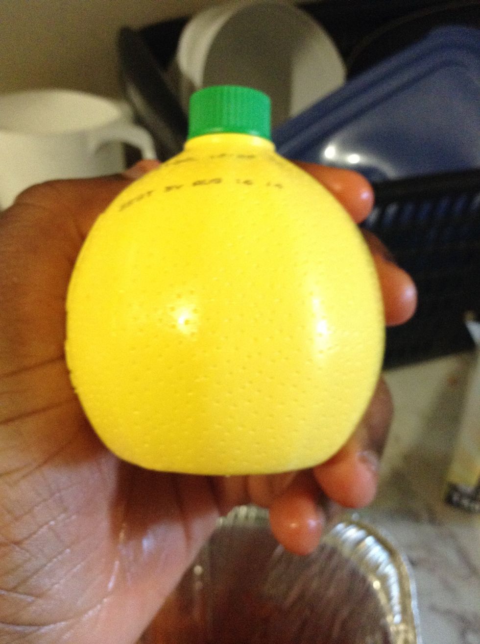 Finally add a squirt of lemon juice for a little zesty flavour