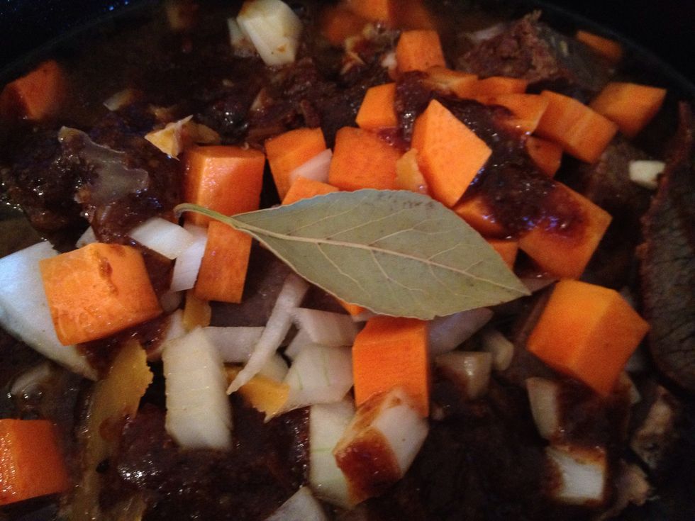 Finally, add bay leaf