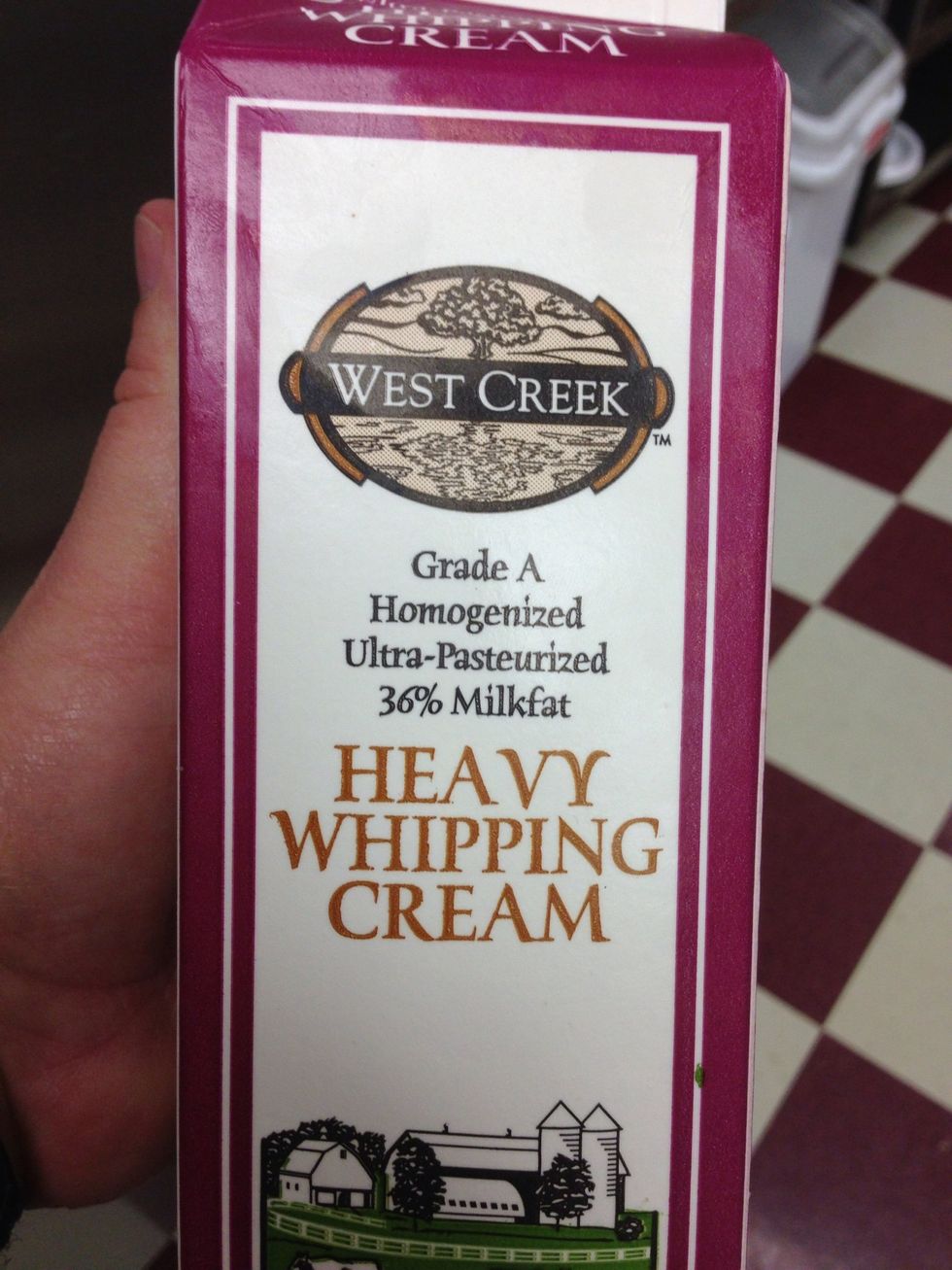 Finally add cream! And reduce! Salt and pepper to taste.