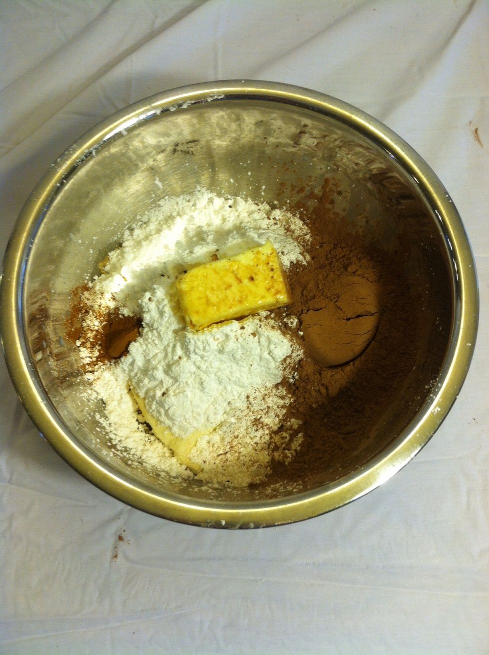 Finally, add in a 1/2 teaspoon of ground cinnamon.