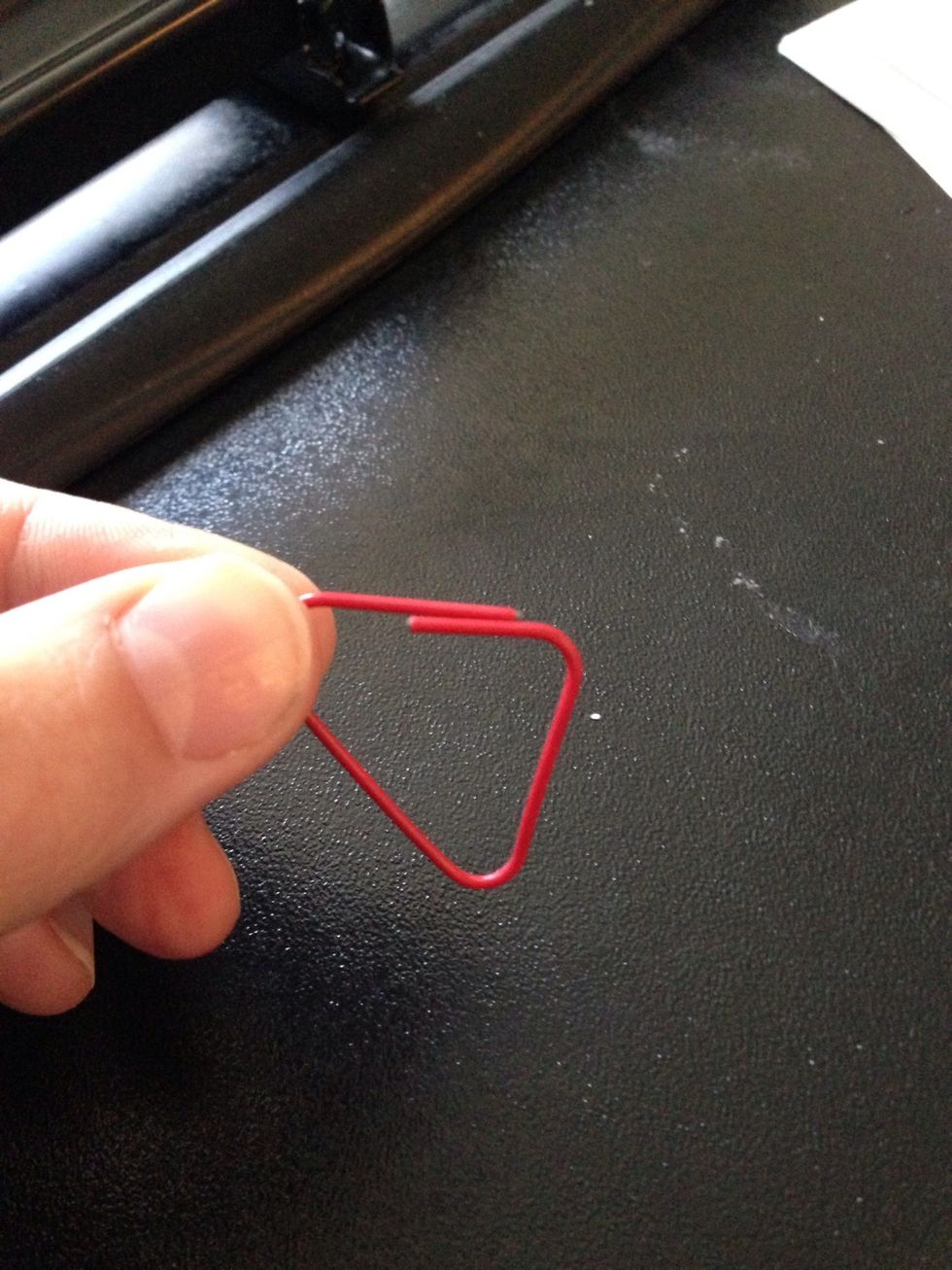 Finally bend the smallest innermost piece and bend in the same direction until it aligns with the first outermost piece.