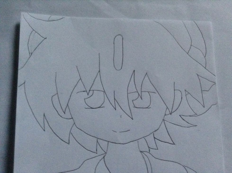 Finally :D draw the details on his hair that he has