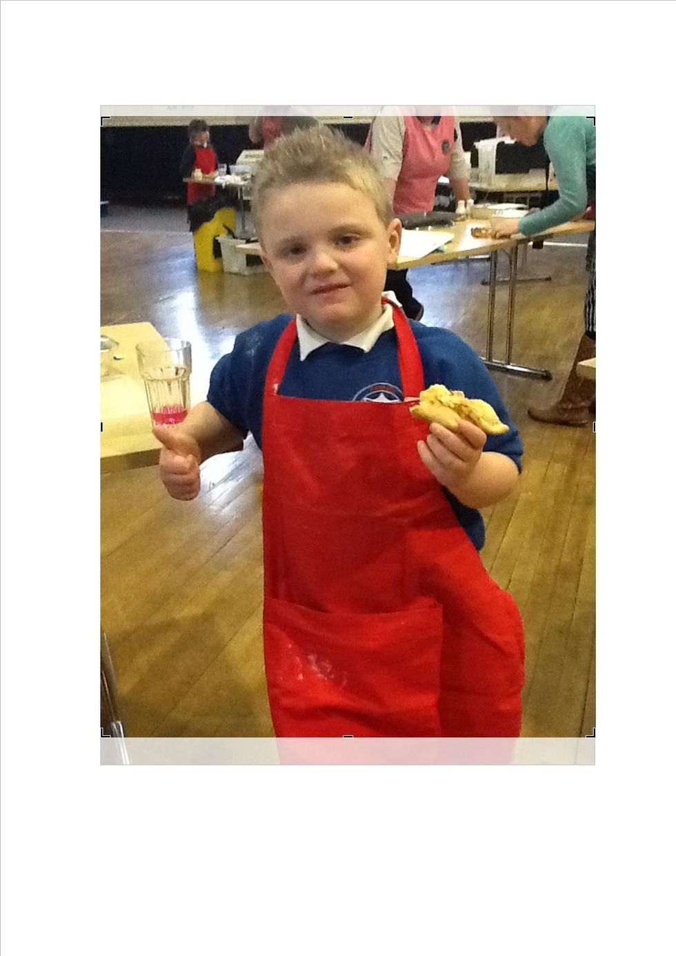 Finally, hope you enjoy the pizza as much as this little chef!