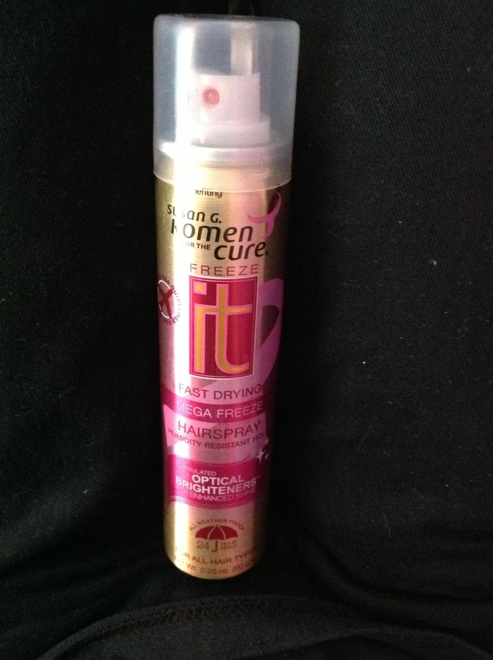 Finally I suggest the freeze it hair spray it works miracles and holds any style you want it to