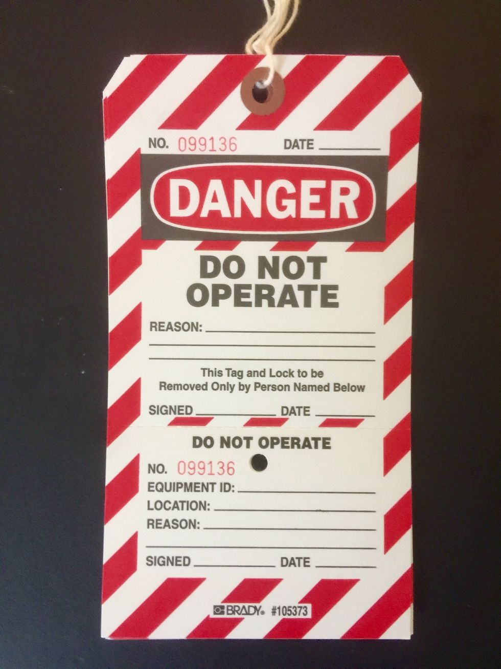 Finally if the forks are worn beyond 9% tag out unit and replace the forks.