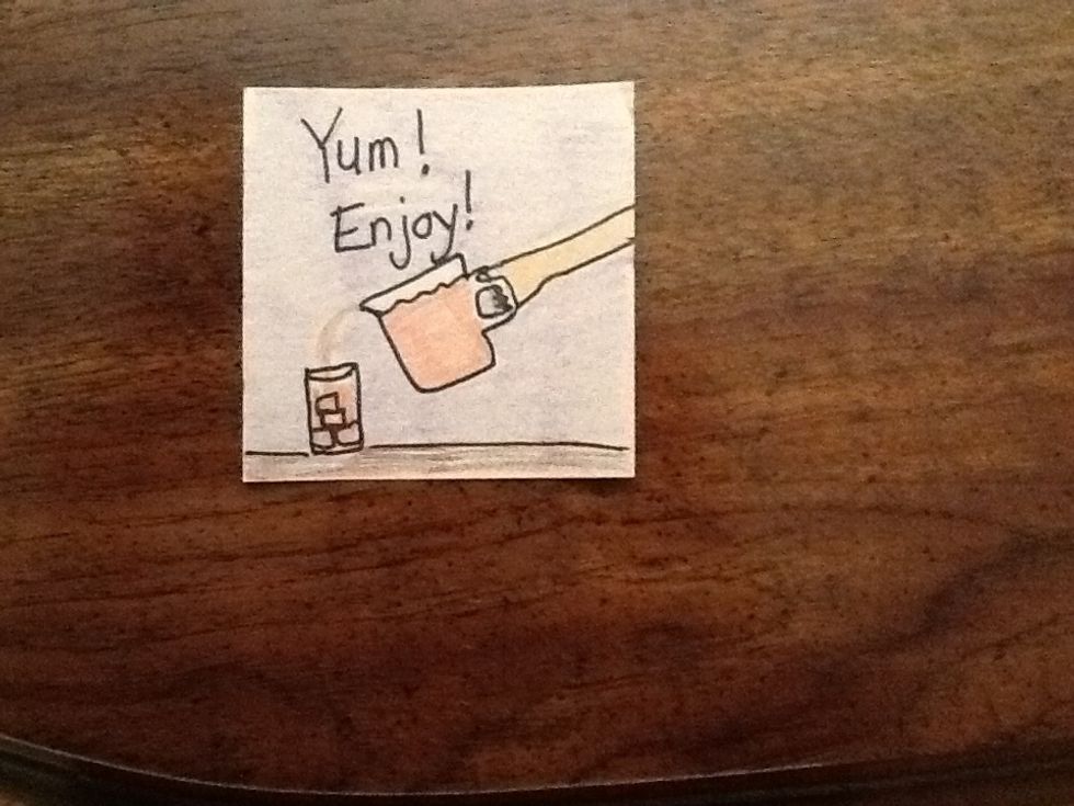 Finally, pour the Kool-aid into a tall glass with ice. Yum! Enjoy!