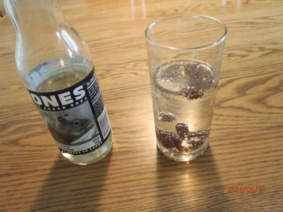 Finally,put the glass in the middle of your table and have supper/ breakfast/lunch. Watch what it does !