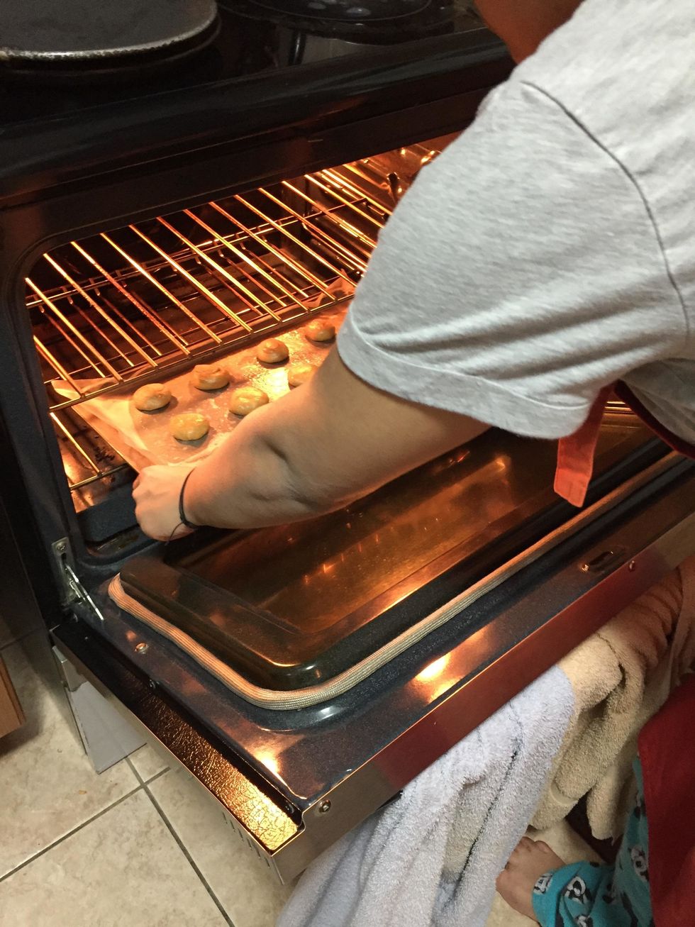 Finally, put them in the oven and wait for 8-10 minutes and cool.