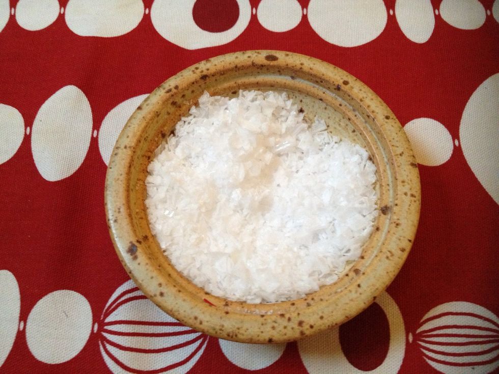 Finally sprinkle the candies with rock salt.