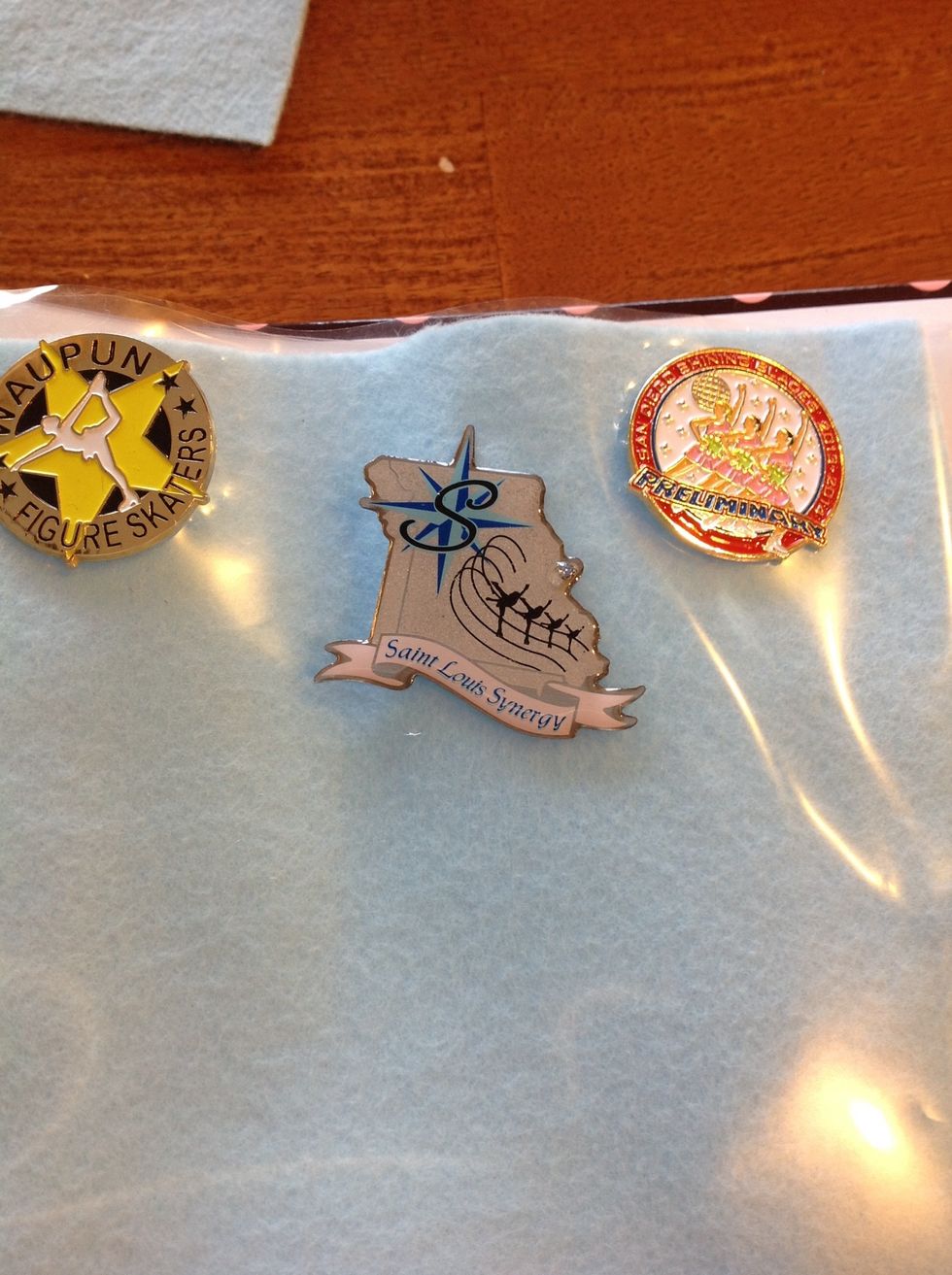 Finally, start to add your pins in the book