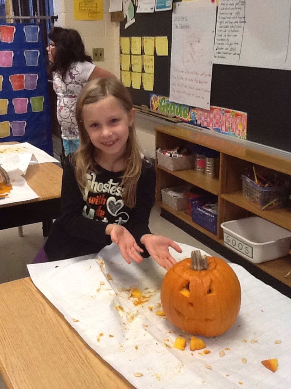 Finally take a photo of your Jack-o-lantern.