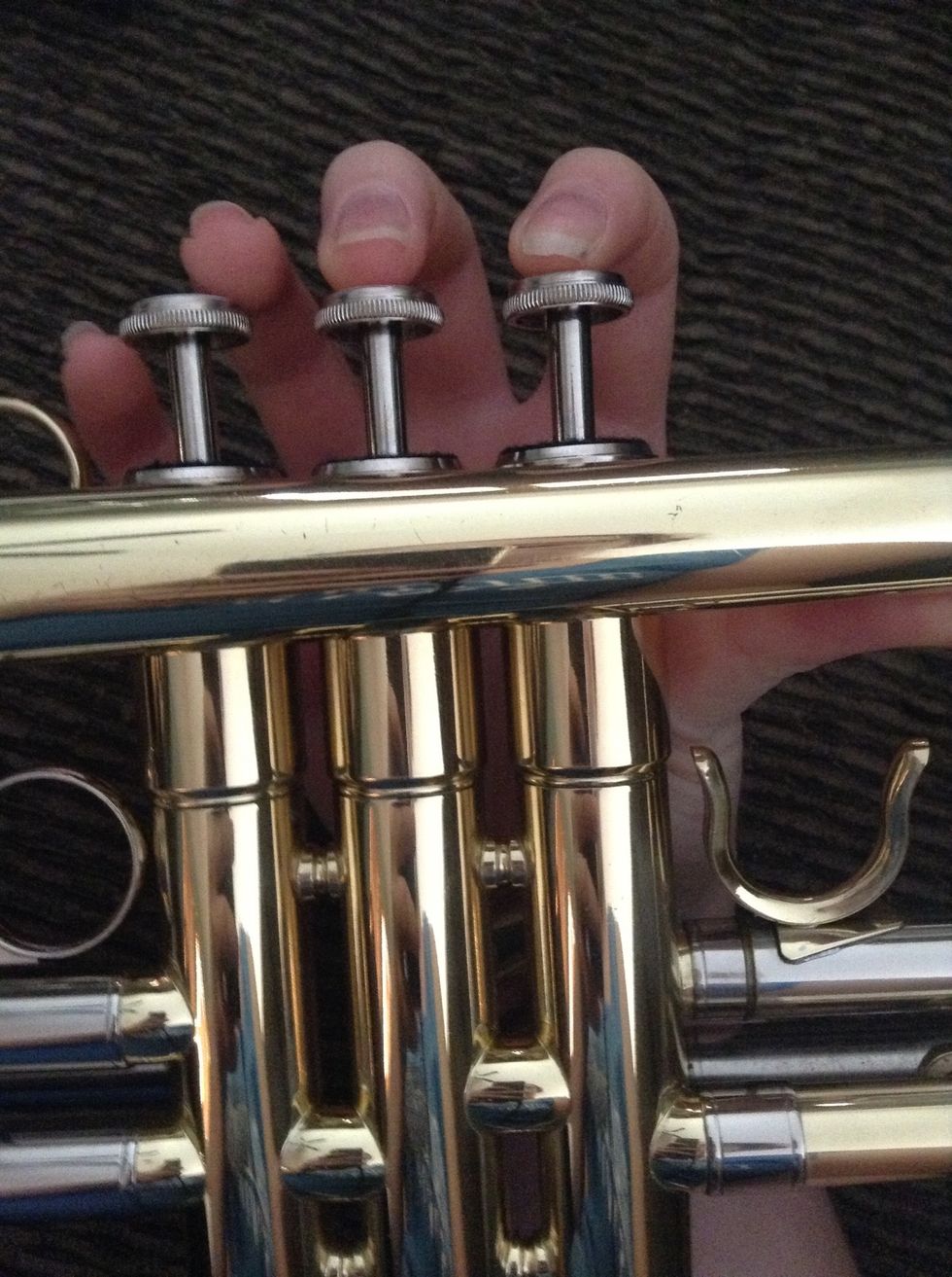 Finally, the high C. No valves are down, fast air, firm lips.