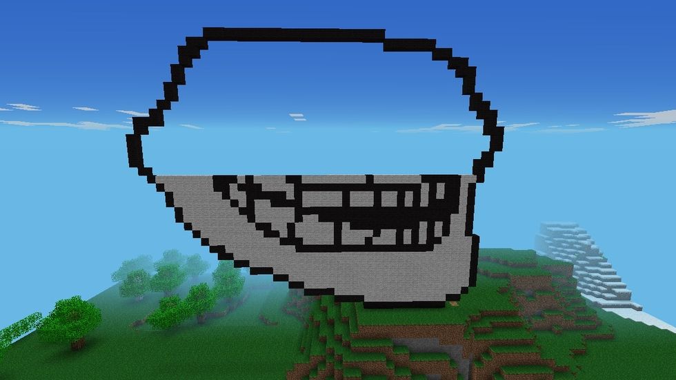 Finally the last step of this confusing guide: W x7, B x3, W, B, W x4, B x2, W x8,  B, W x6, B x5, W x2