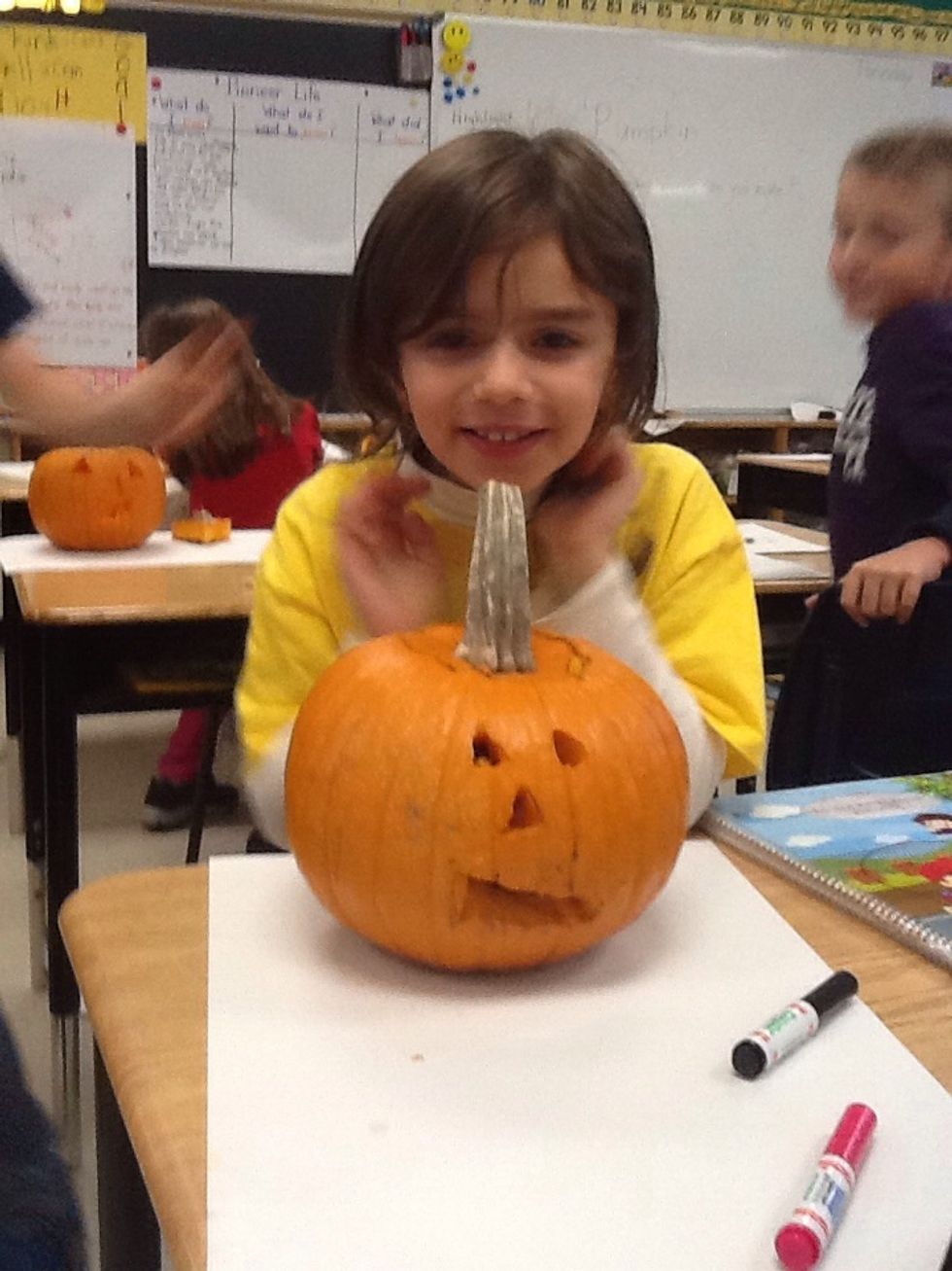 Finally you have your jack-o-lantern(here's ASMA's jack-o-latern) ....