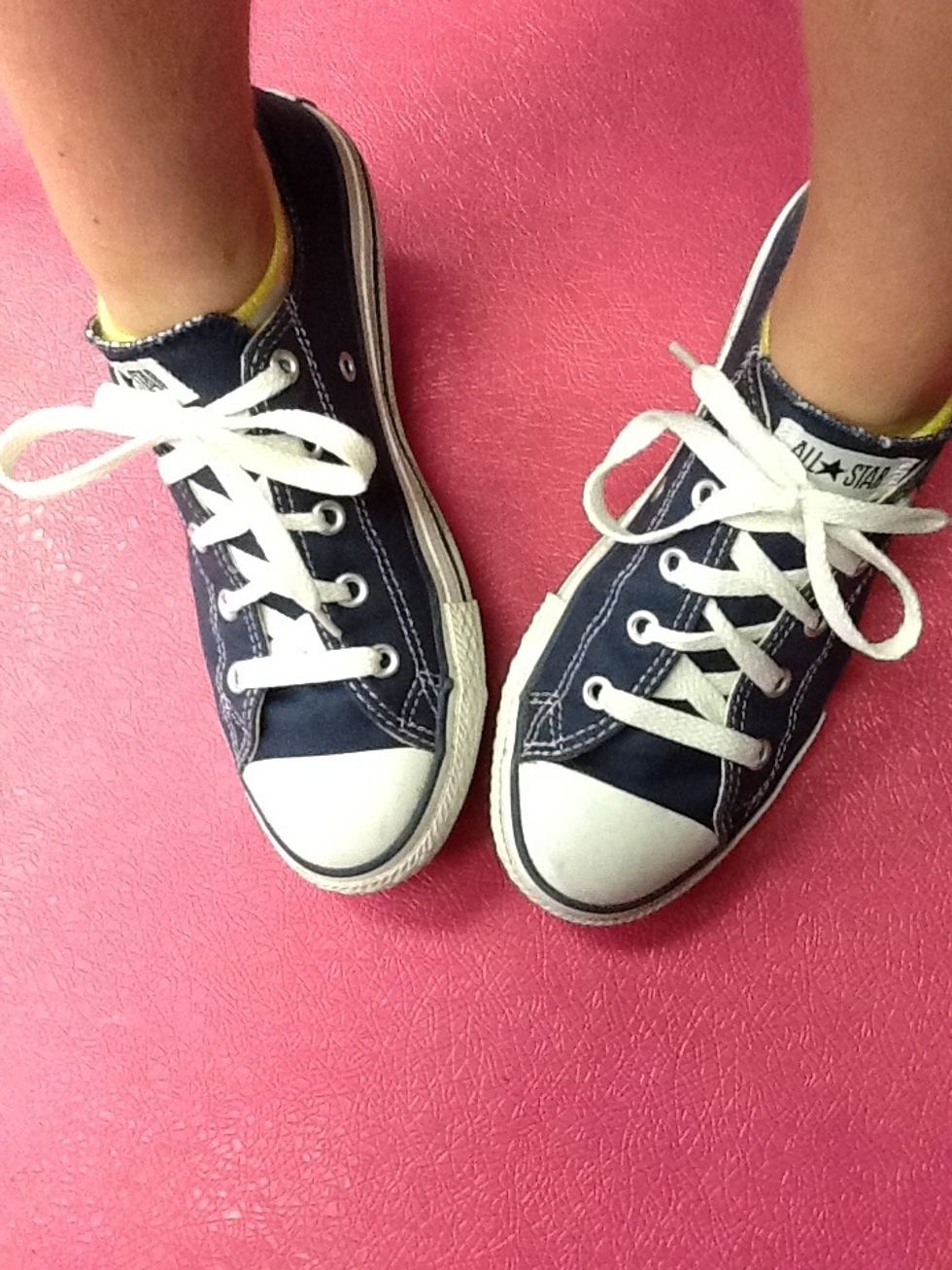 Finally, you tied your shoes! :)