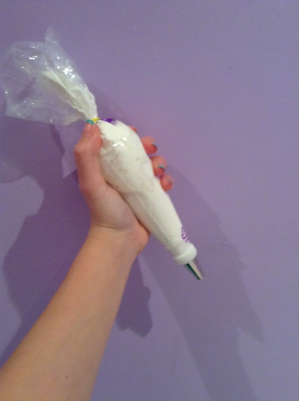 finally, your icing bag is prepared and ready to use and decorate! \ud83c\udf66