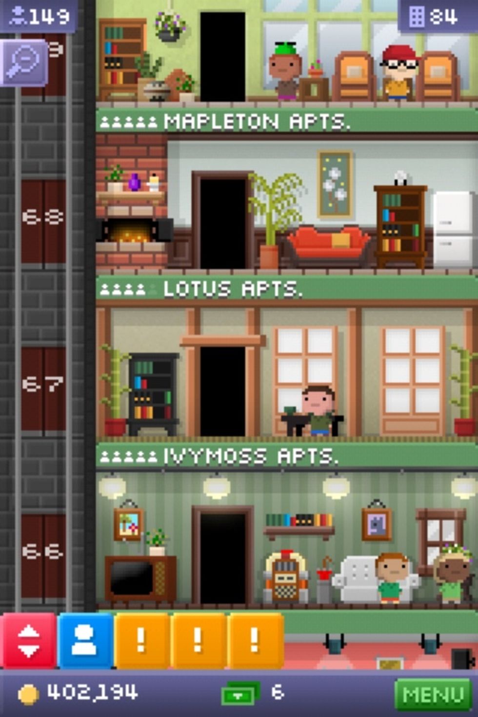 Find a free apartment place.