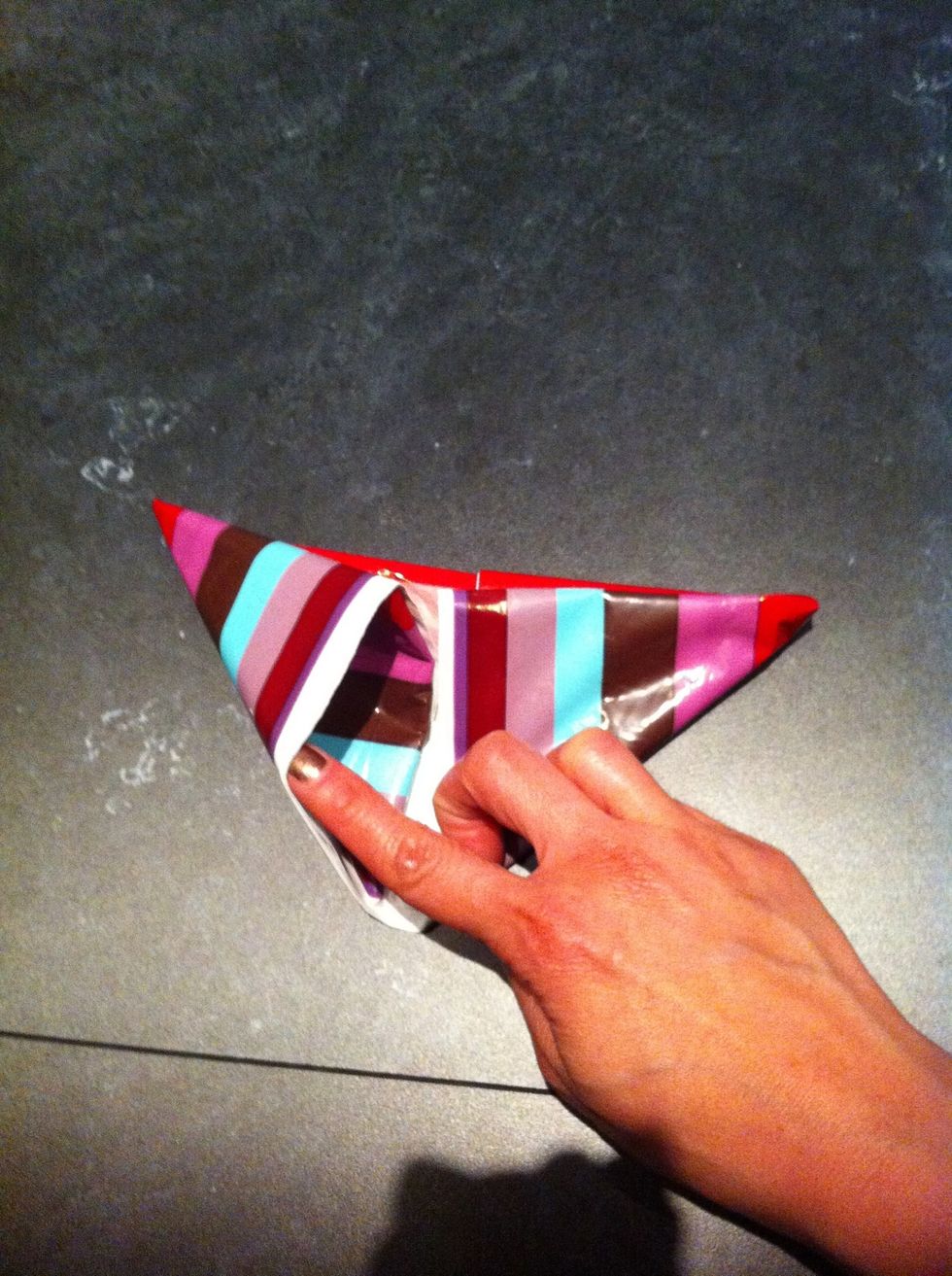 Find a hole on the lefter side...