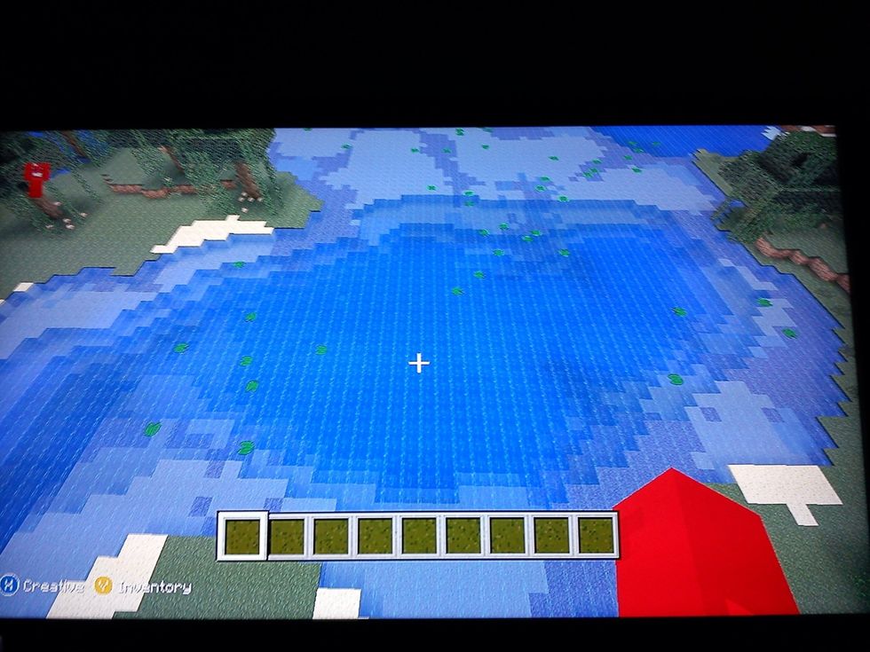 Find a spot in the water to put your pirate ship.