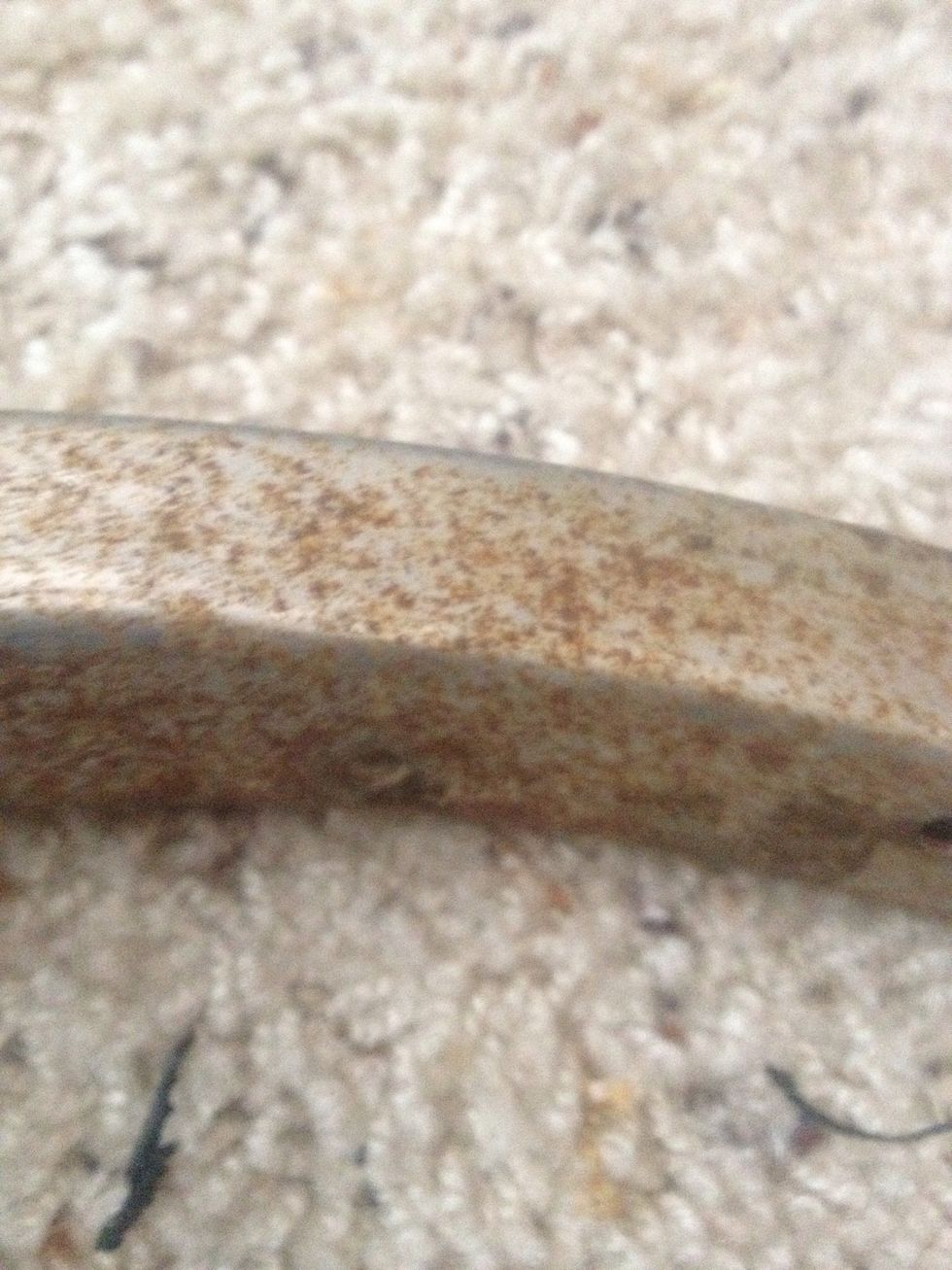 Find a Steel item with surface rust. In my case it's a chrome steel rim.