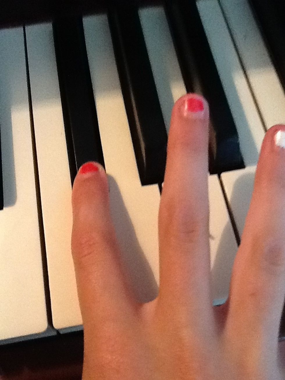 Find A.. Then go two over to the left and go straight up to the black key