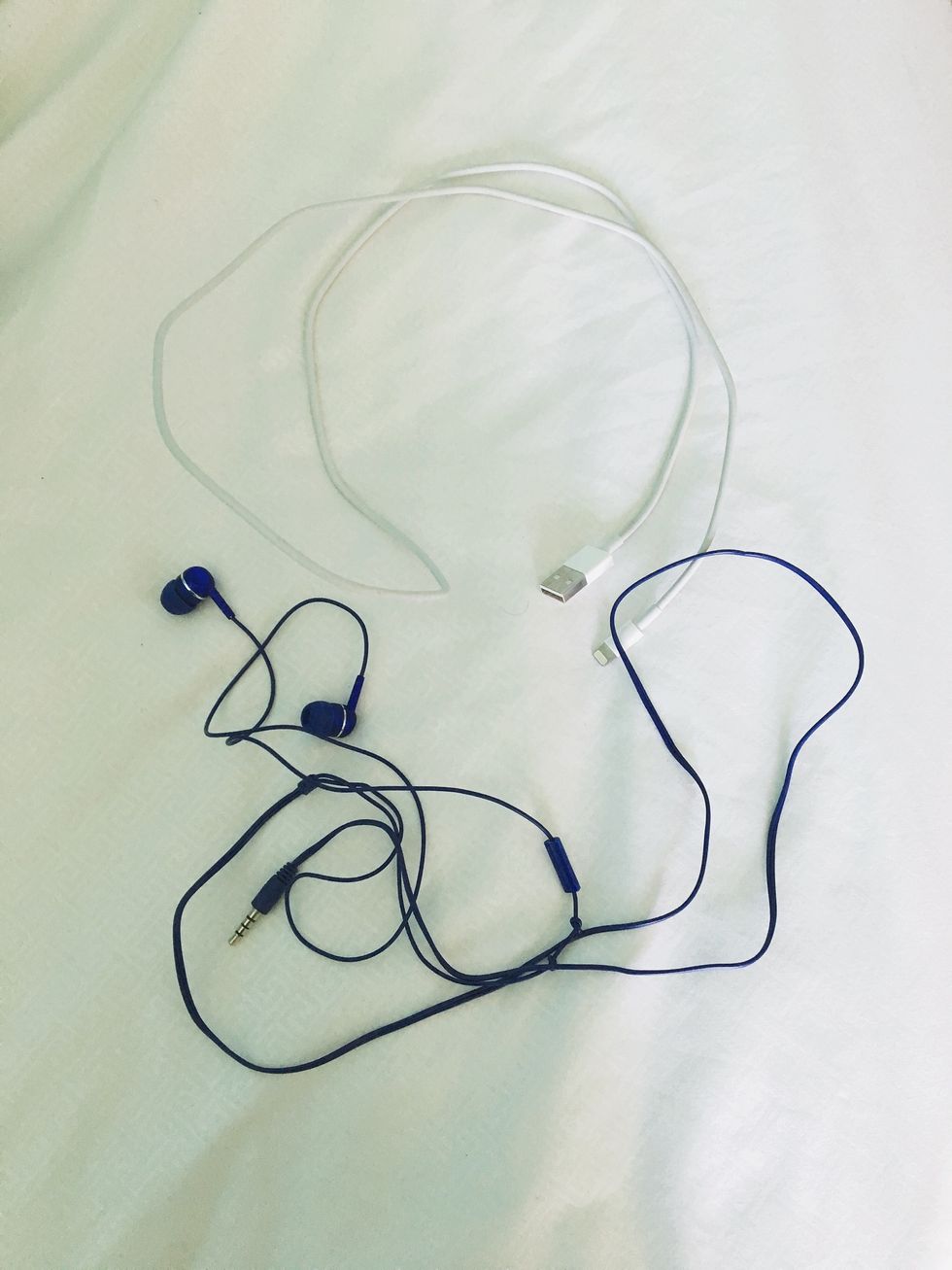 Find a Thin cord that you don't won't to get tangled/broken