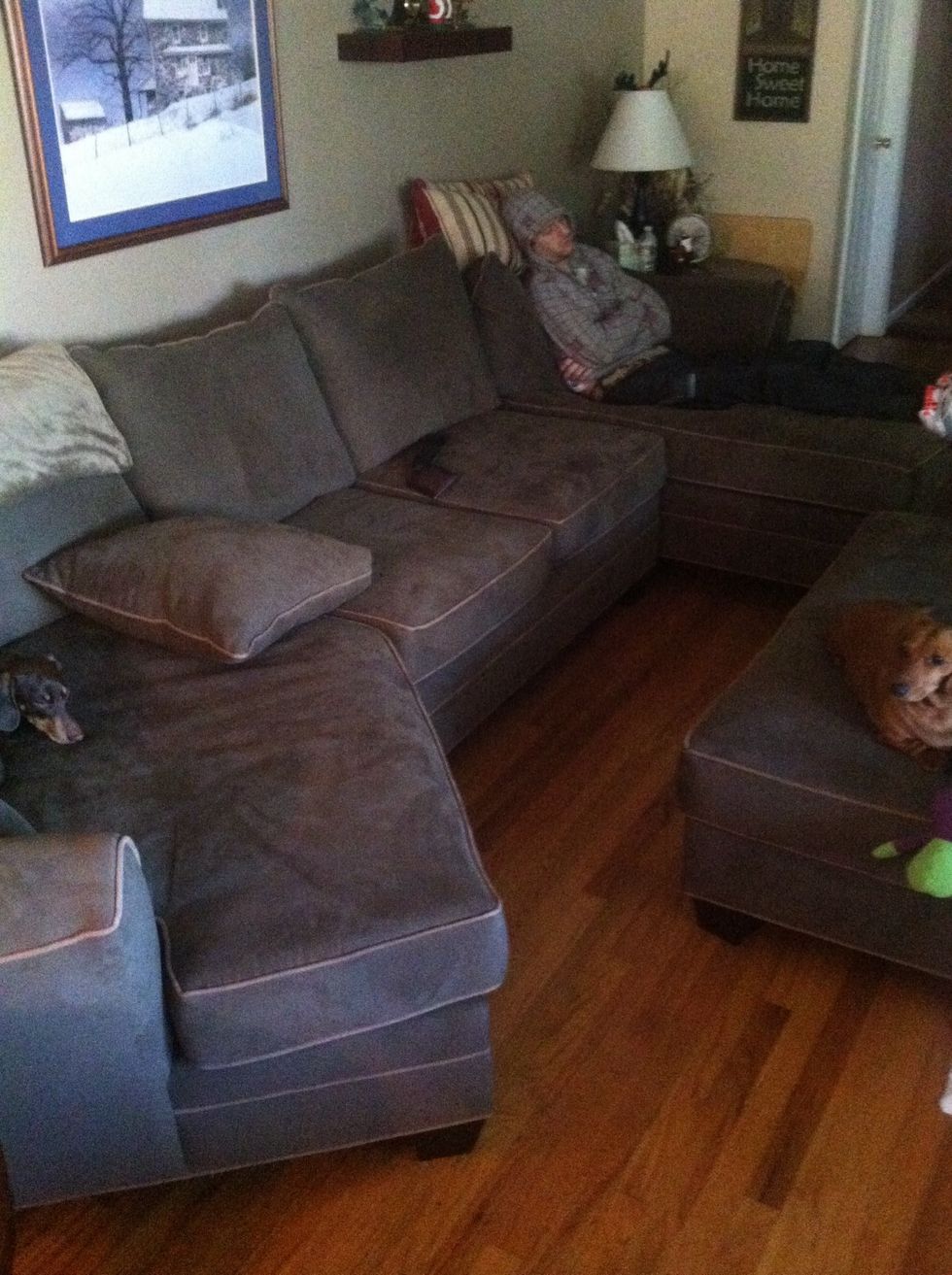 Find appropriate seat. Make sure to position yourself where ottoman or footrest is easily accessible