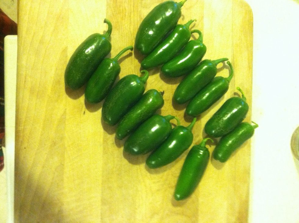 Find nice big jalape\u00f1os - these are from my garden!!