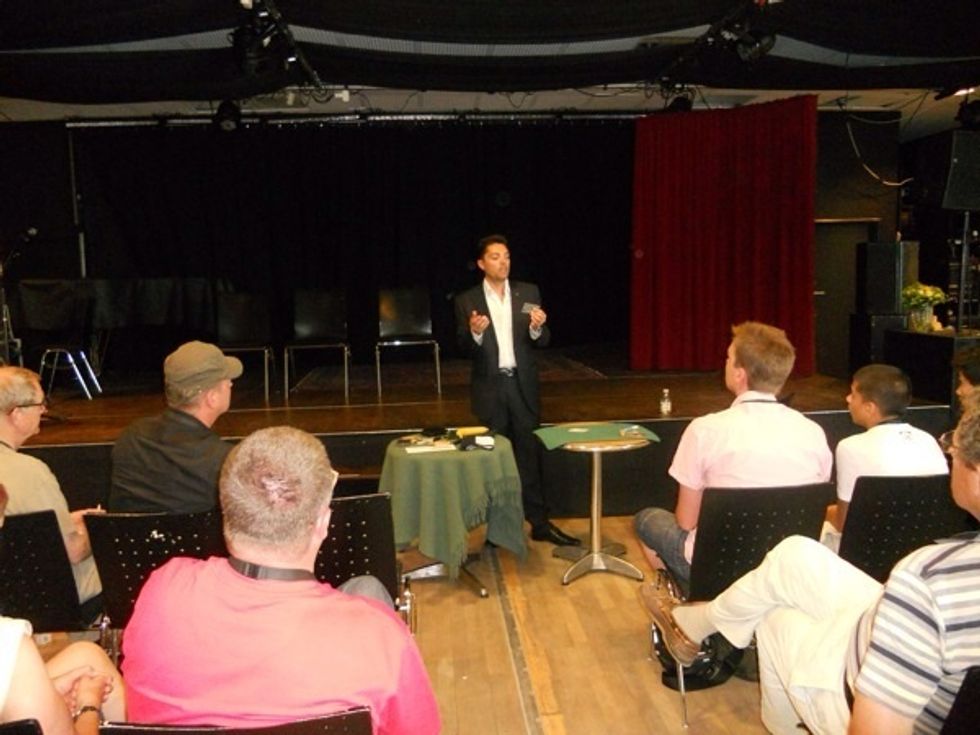 Find other magicians and magic groups. See if there's an SAM (Society of American Magicians) or IBM (International Brotherhood of Magicians) club in your area. They meet once a month.