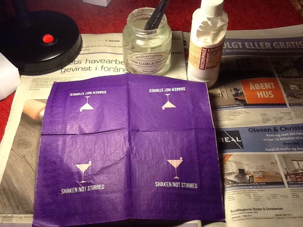 Find out where you want your serviette