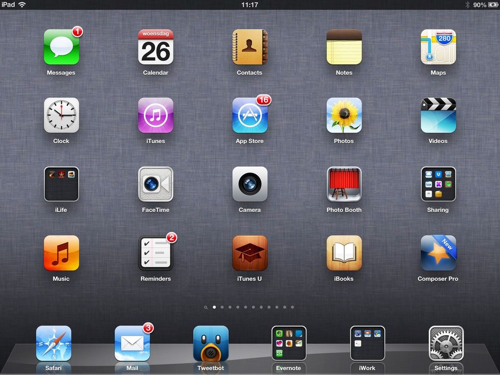 Find the iTunes U App and tap on it to open it.