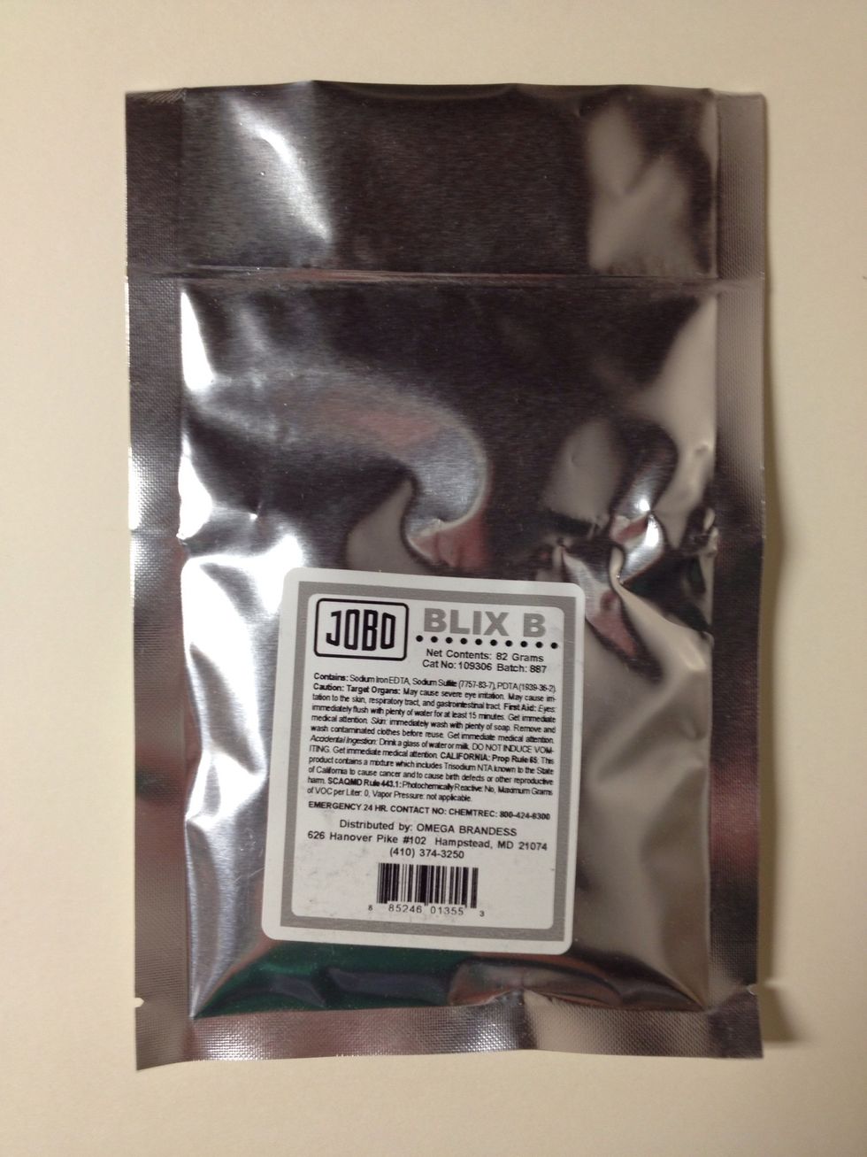 Find the packet labeled Blix B.