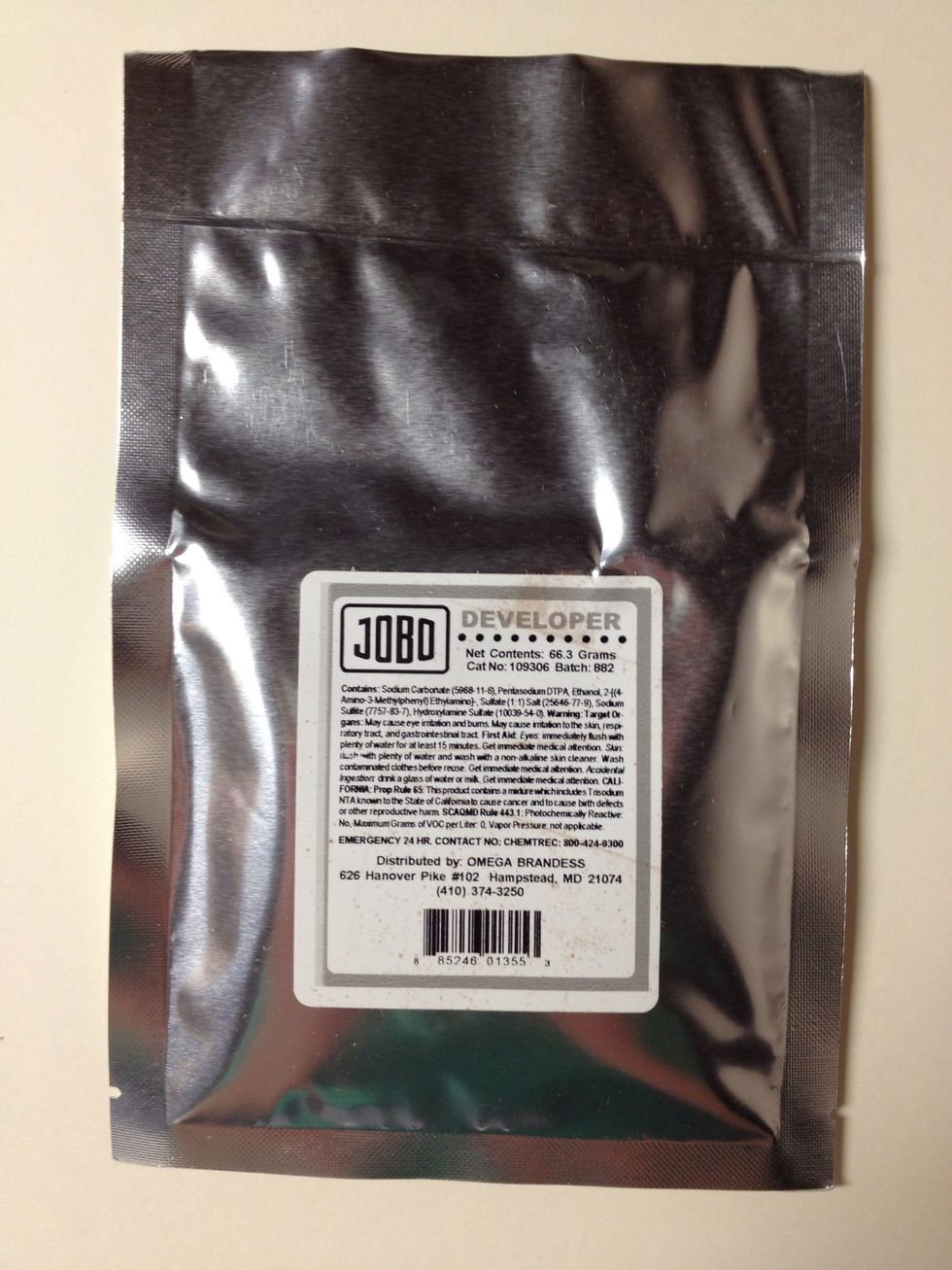 Find the packet labeled Developer.