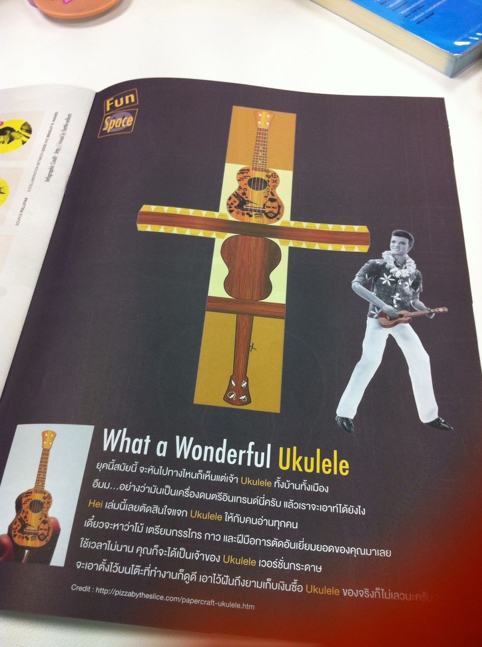 Find the paper model that you want to do.