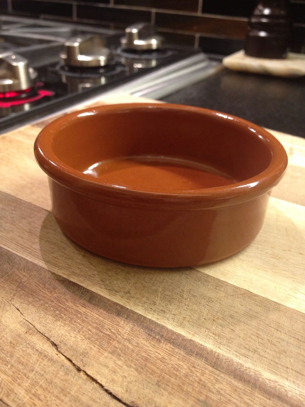 Find the ramekins you are going to bake your custard.