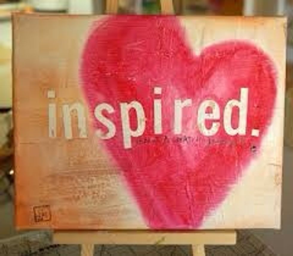Find your inspiration! What will this piece of writing be about? Is this feeling happy or sad? Are you mad or confused? It might help to write this down on a piece of paper. You'll know why later!