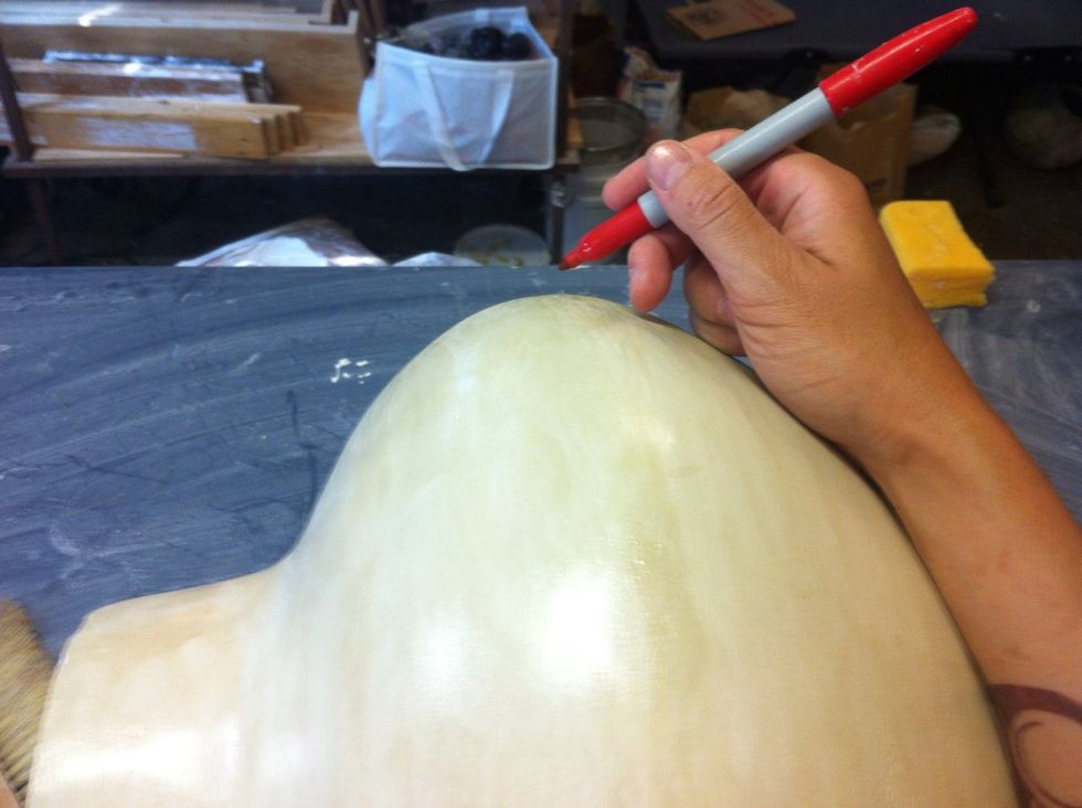 Find your parting line