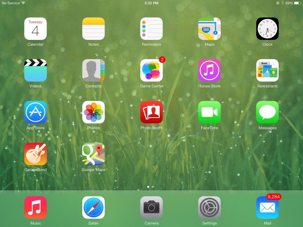 Find your settings and click on it.