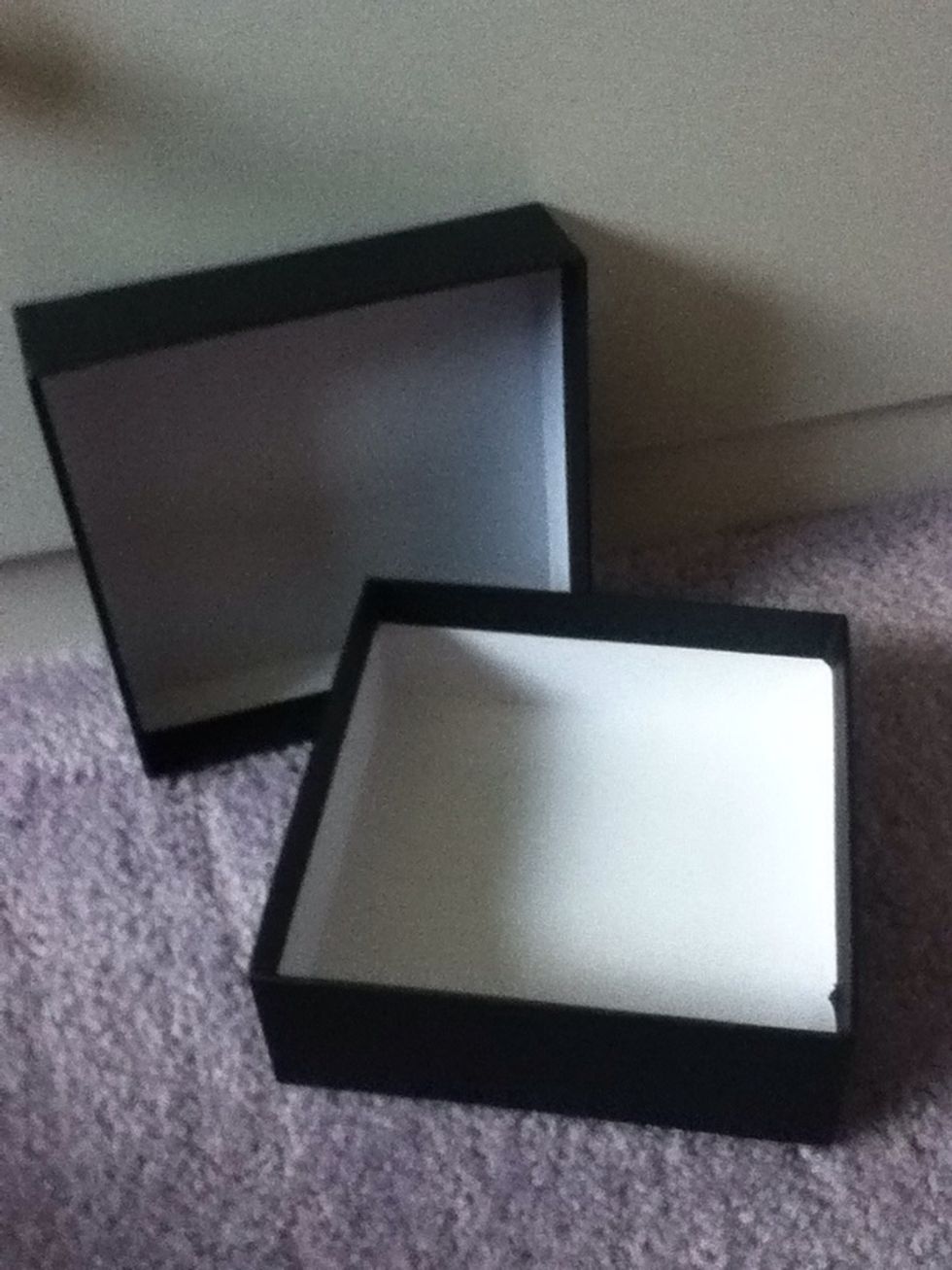 Find yourself a shallow box. (I got a few accessories from Asos.co.uk and they were shipped in this box)