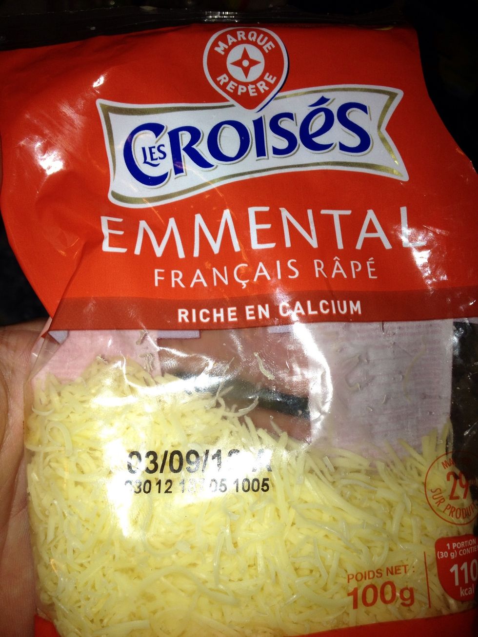 Fine grated cheese