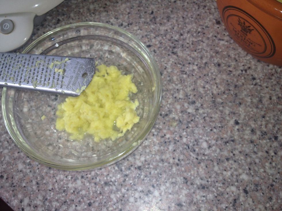 Fine grind of ginger