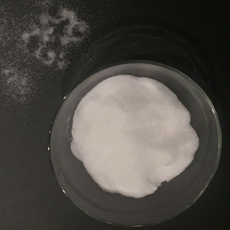 Fine sugar. In France it is called powdered sugar. It is not the icing sugar