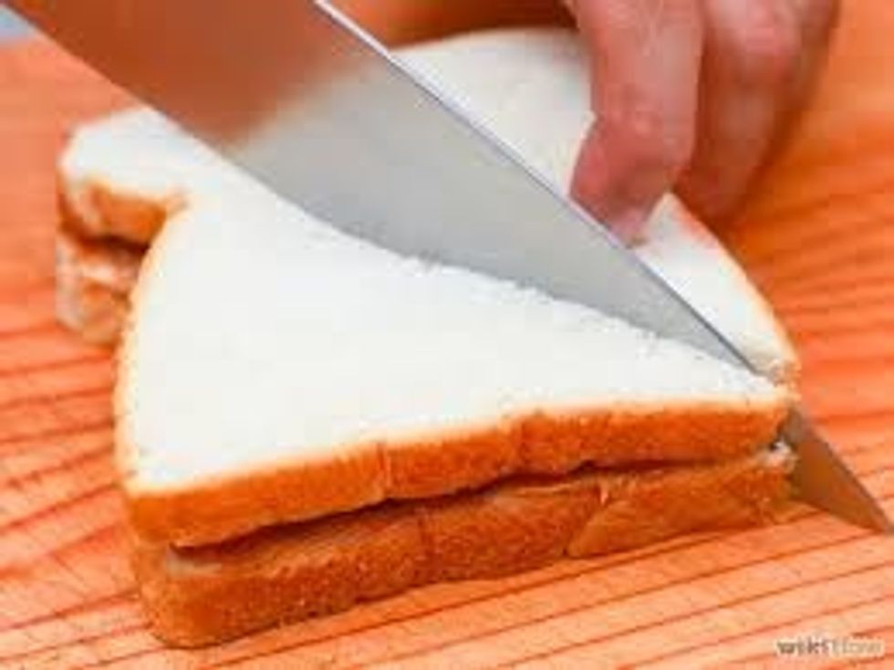 Finely Put both Pieces of bread together.