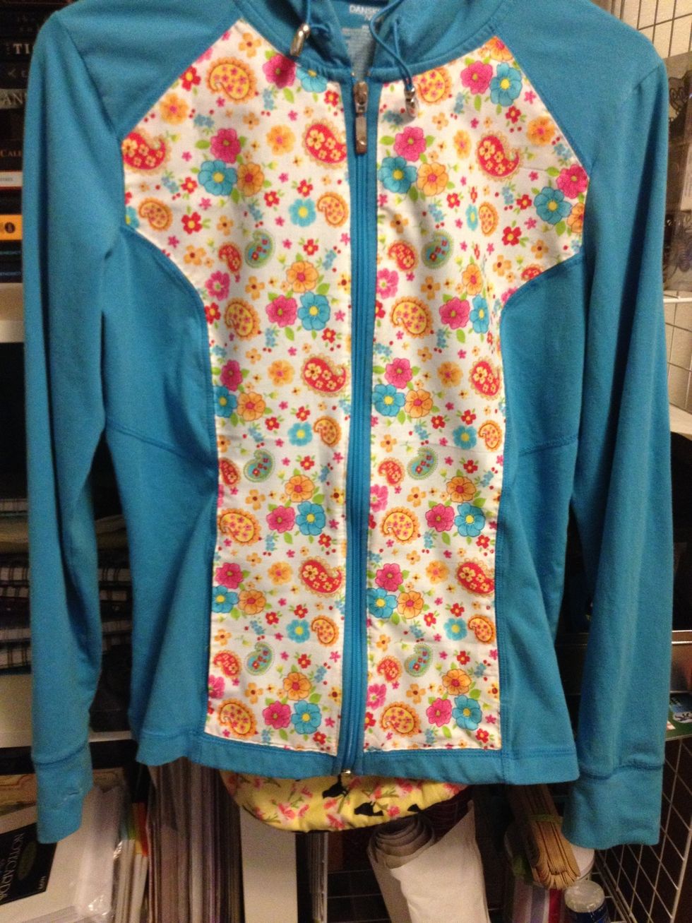 Finish both sides, embellish as desired, and wear it everywhere! I have a skirt I'm doing next, what's your project? Love to see it!