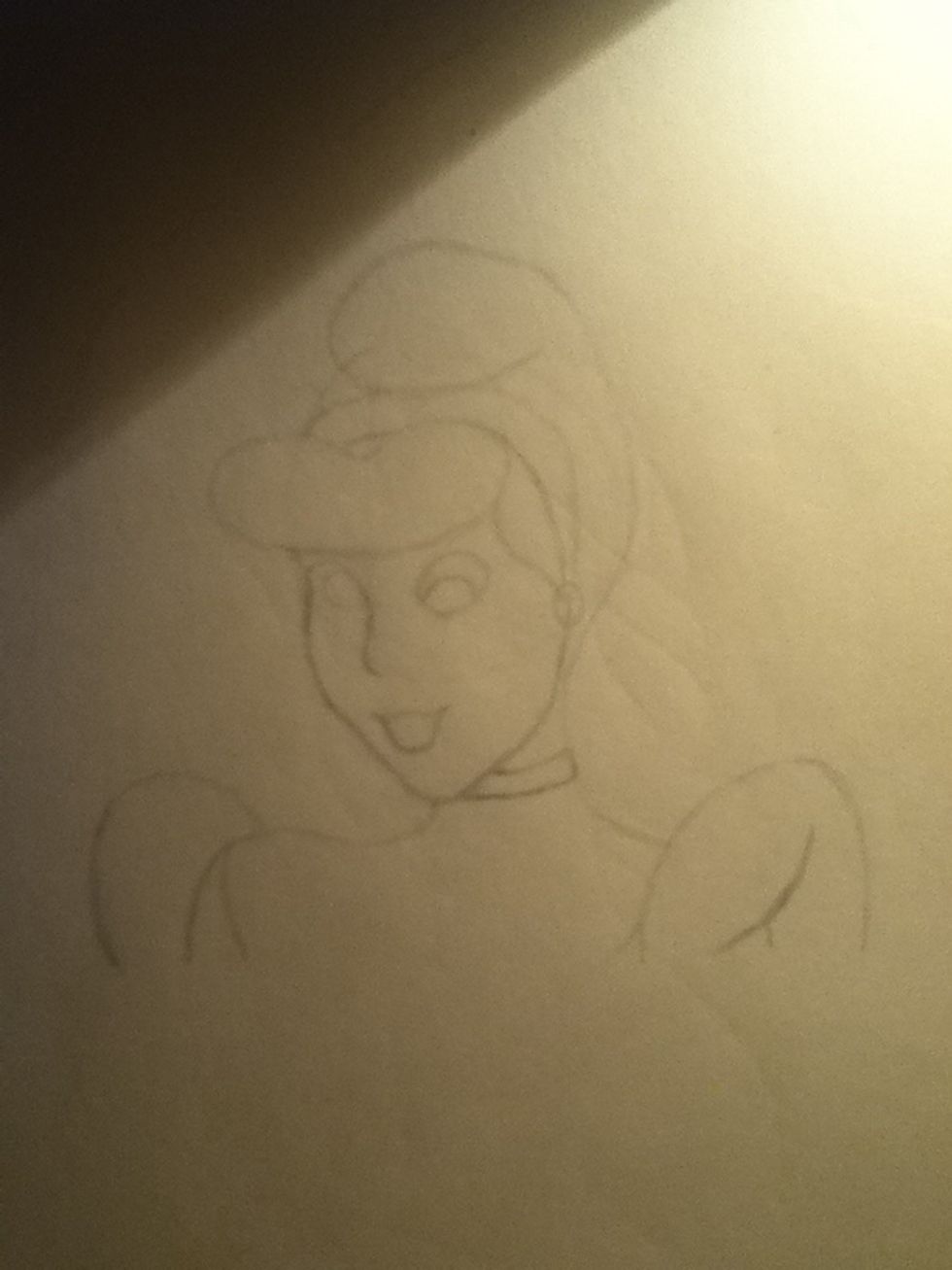 Finish detailing her dress and then add her neckless and headband...